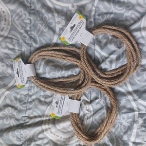 NWT Decorative Nautical Rope Bundle of 3